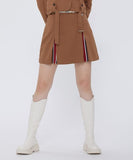 TARGETTO(ターゲット)     [TGT X RMTCRW]INVERTED PLEATS SKIRT_BROWN