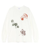 mahagrid (マハグリッド)    AUTUMN FOREST LS TEE WHITE(MG2CFMT565A)