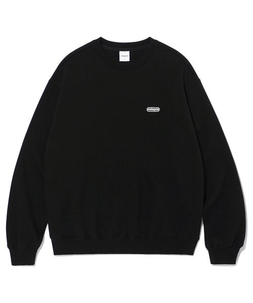 mahagrid (マハグリッド) BASIC LOGO PATCH SWEATSHIRT BLACK (MG2CFMM440A)