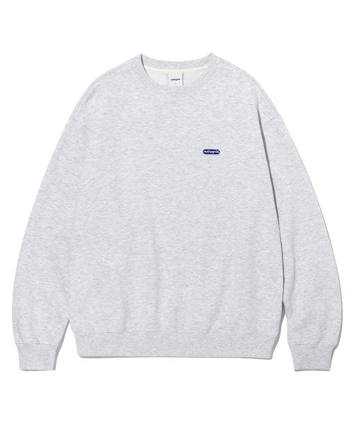 mahagrid (マハグリッド)    BASIC LOGO PATCH SWEATSHIRT LIGHT GREY(MG2CFMM440A)