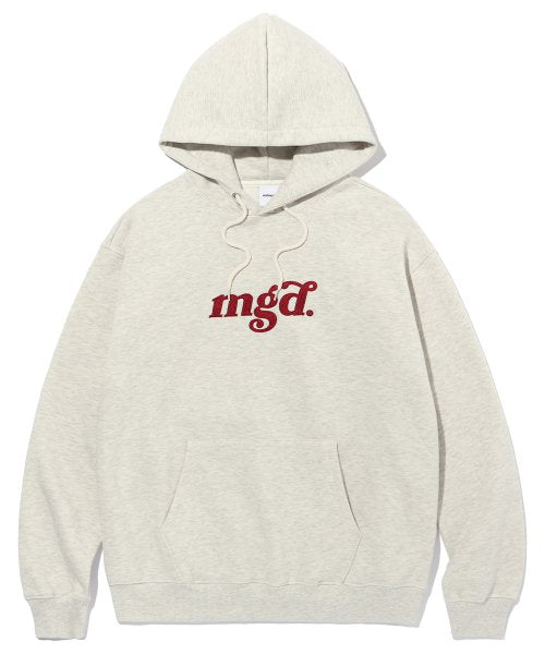 mahagrid (マハグリッド)    CHAIN STITCH MGD LOGO HOODIE OATMEAL(MG2CFMM423A)