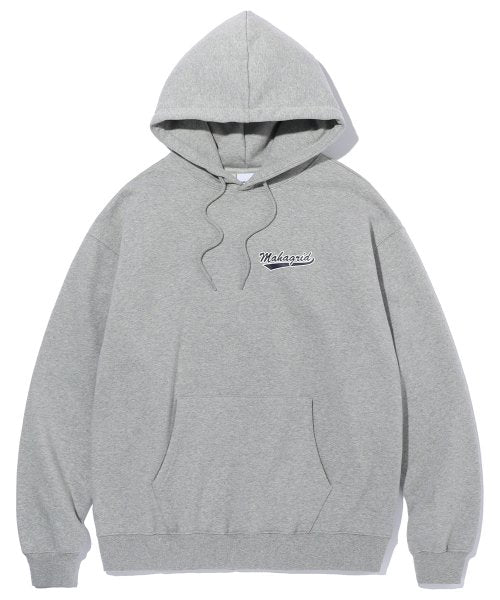 mahagrid (マハグリッド)    SCRIPT LOGO HOODIE GREY(MG2CFMM426A)