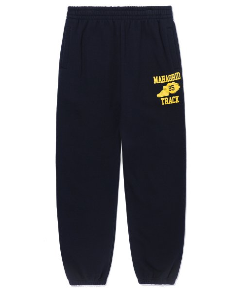 mahagrid (マハグリッド)    ATHLETIC LOGO PANT NAVY(MG2CSMPA02A)