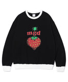 mahagrid (マハグリッド)    MGD STRAWBERRY SWEATSHIRT BLACK(MG2CFMM452A)