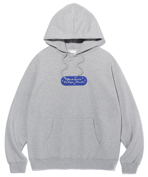 mahagrid (マハグリッド)    GALAXY LOGO HOODIE GREY(MG2CFMM422A)