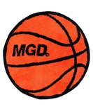 mahagrid (マハグリッド)    BASKETBALL RUG ORANGE(MG2CFMAB86A)