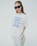 NCOVER（エンカバー）NCOVER PLANET TEXT TSHIRT-WHITE