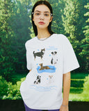 NCOVER（エンカバー）DOG FRIENDS TSHIRT-WHITE