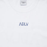 アクメドラビ(acme' de la vie)  GLOSSY BASIC LOGO SHORT SLEEVE T-SHIRT WHITE