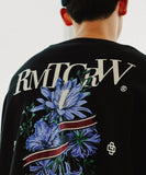 ROMANTIC CROWN(ロマンティック クラウン)   FLOWER RIBBON SWEAT SHIRT_BLACK