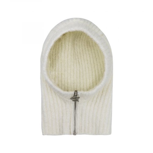 オーワイ(OY) LOGO ZIPPER BALACLAVA-IVORY