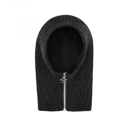 オーワイ(OY) LOGO ZIPPER BALACLAVA-BLACK