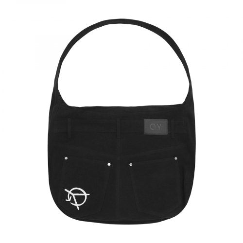 オーワイ(OY) PANTS POCKET LOGO CROSS BAG-BLACK