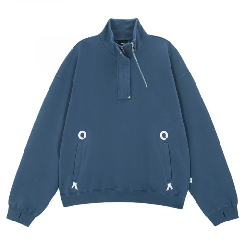 オーワイ(OY) DOUBLE ZIPPER POLA ANORAK MTM-MIDNIGHT BLUE 