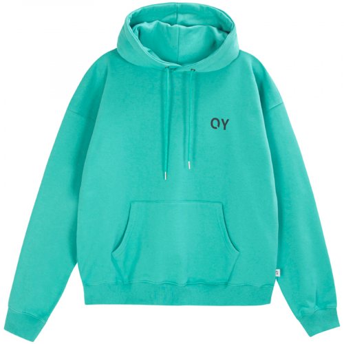オーワイ(OY) HOLOGRAM FLOWER HOODIE-MINT