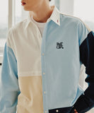 ROMANTIC CROWN(ロマンティック クラウン)   COLOR MIXED COTTON SHIRT_WHITE