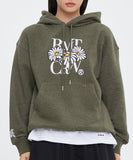 ROMANTIC CROWN(ロマンティック クラウン)   OXEYE DAISY HOODIE_MELANGE KHAKI