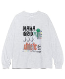 mahagrid (マハグリッド)     BASKETBALL ATHLETIC LS TEE LIGHT GREY(MG2CFMT561A)