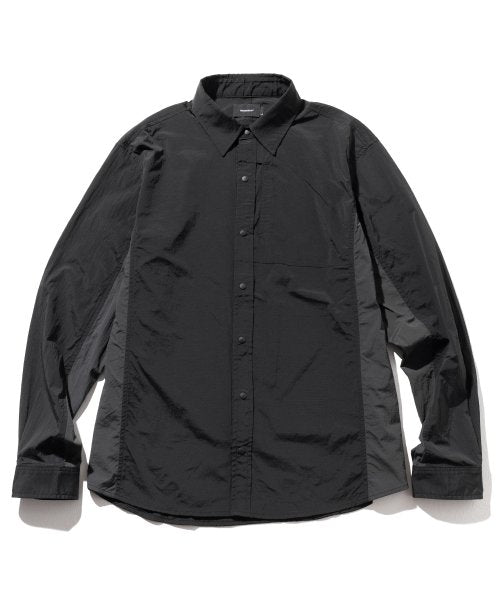 マスノウン(MASSNOUN)     EC POCKET SHIRTS MFTST001-BK