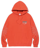 mahagrid (マハグリッド)     SPIDER WEB HOODIE ORANGE(MG2CFMM416A)