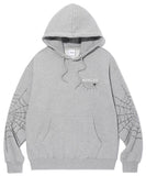 mahagrid (マハグリッド)     SPIDER WEB HOODIE GREY(MG2CFMM416A)