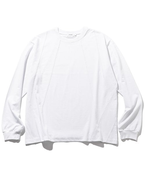 マスノウン(MASSNOUN)     INCISON CHAIN LONG SLEEVE MFTLS001-WT