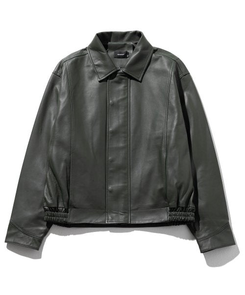 マスノウン(MASSNOUN)     LAMSKIN OVERFIT BOMBER JACKET MFTLJ001-OV