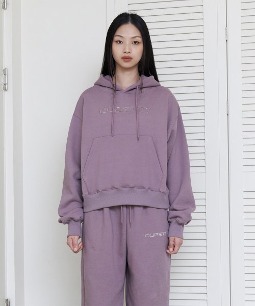 curetty (キュリティー)   C LOGO CONVEX HOODIE_LIGHT VIOLET