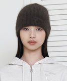 curetty (キュリティー)   C LOGO EMBROIDERY ANGORA BEANIE_DARK BROWN