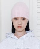 curetty (キュリティー)   C LOGO EMBROIDERY ANGORA BEANIE_LIGHT PINK