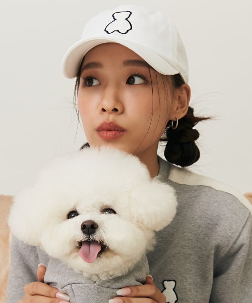 AQO_studiospace(アコスタジオスペース)      BEAR BALLCAP WHITE