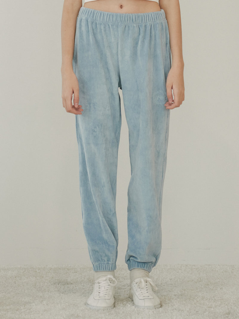 TMO BY 13MONTH（ティーエムオーバイサーティンマンス）CORDUROY JOGGER PANTS (LIGHT BLUE)