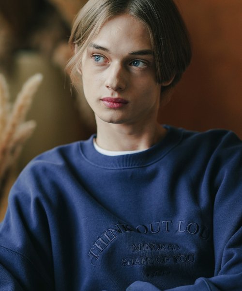 ダブルユーブイプロジェクト(WV PROJECT)  Fuse Man to Man Navy MJMT7616