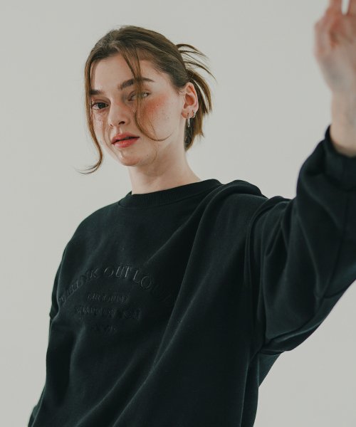 ダブルユーブイプロジェクト(WV PROJECT)  Fuse Man to Man Black MJMT7616