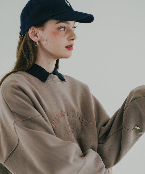 ダブルユーブイプロジェクト(WV PROJECT)  Fuse Man to Man Cocoa MJMT7616