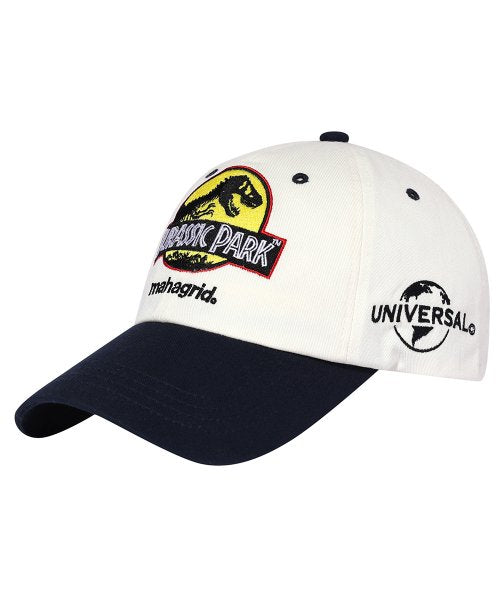 mahagrid (マハグリッド)     JURASSIC COLABORATION LOGO BALL CAP IVORY(MG2CFMAB21D)