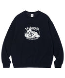 mahagrid (マハグリッド)     ATELIER SWEATSHIRT NAVY(MG2CFMM446A)