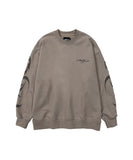 アジョバイアジョ(AJOBYAJO)             Tribal AJO Oversized Sweatshirt [WARM GREY]