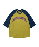 アジョバイアジョ(AJOBYAJO)             AJOLICA Oversized Raglan T-Shirt [MUSTARD]