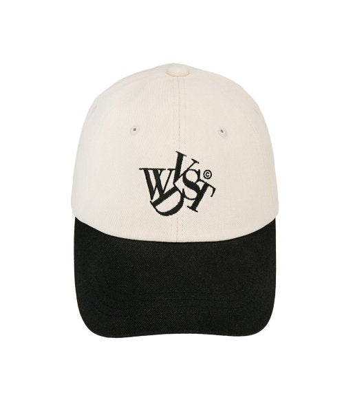 ワンダービジター(WONDER VISITOR)     22 Logo two-tone Ball-cap [Black]