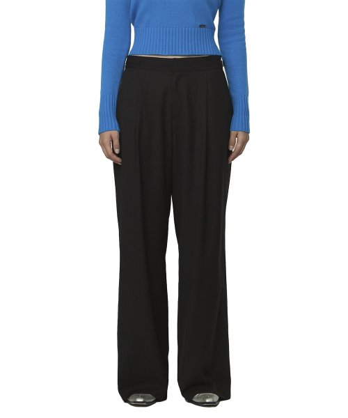 curetty (キュリティー)   C PINSTRIPE SLACKS_BLACK