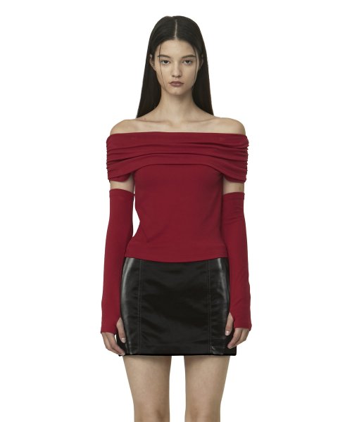 curetty (キュリティー)   C WARMER SET-UP T-SHIRT_RED