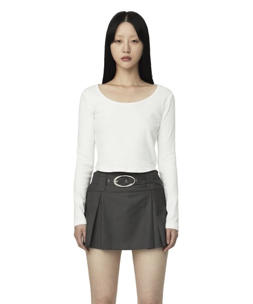 curetty (キュリティー)   C BASIC U-NECK T-SHIRT_WHITE