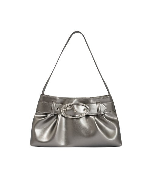 curetty (キュリティー)   C BELTED HOBO BAG_SILVER
