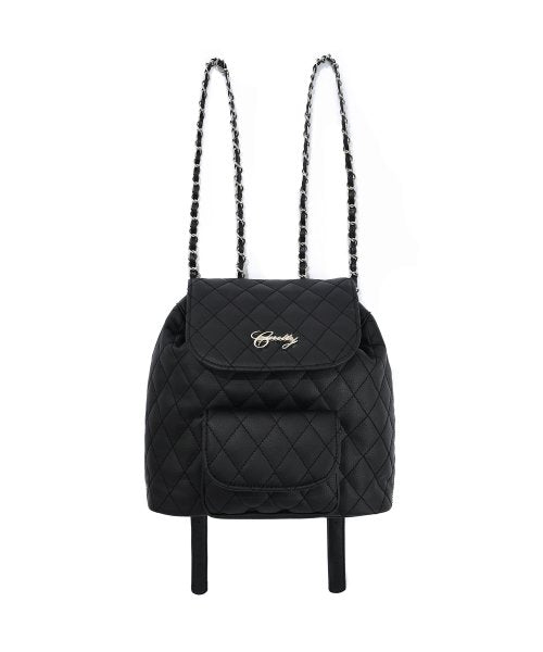 curetty (キュリティー)   C METAL LOGO QUILTING MINI BACKPACK 2_BLACK