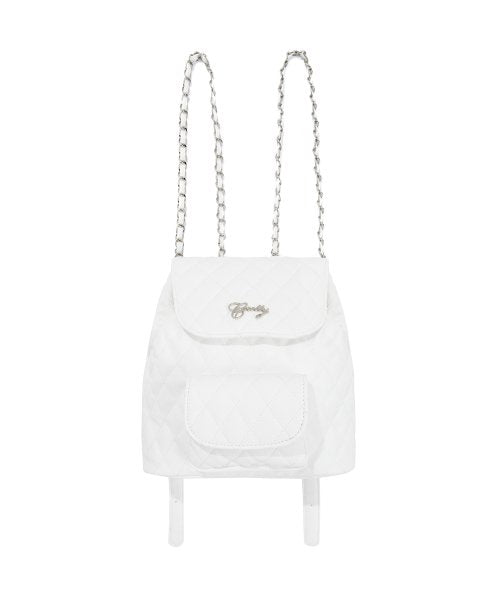 curetty (キュリティー)   C METAL LOGO QUILTING MINI BACKPACK 2_WHITE