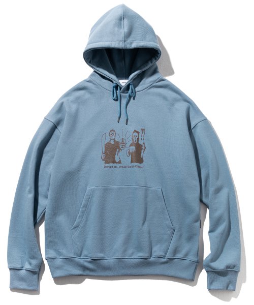 マスノウン(MASSNOUN)     SERIAL KILLER OVERSIZED HOODIE MFTHD002-SB