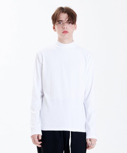 ラメルマメゾン (LA MER MA MAISON)    VALLEY TIGHT-FIT T WHITE