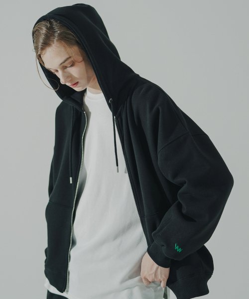 ダブルユーブイプロジェクト(WV PROJECT)  Kani Hoodies zip up Black MJHD7627