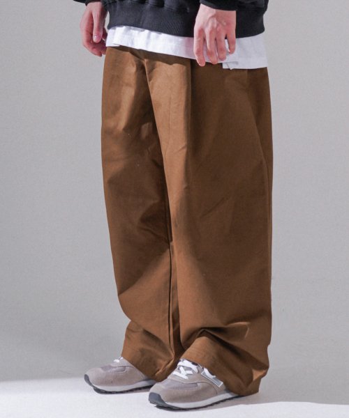 パーステップ(PERSTEP)  Beige Mood Cotton Pants brown JULP4504